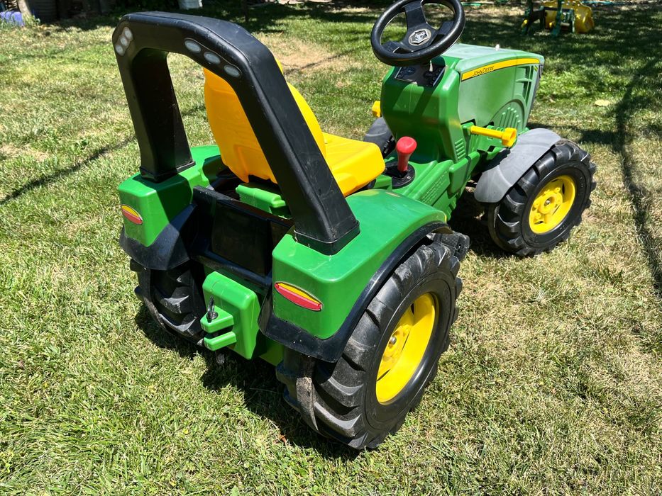Педално тракторче John Deere с преден товарач Farmtrac