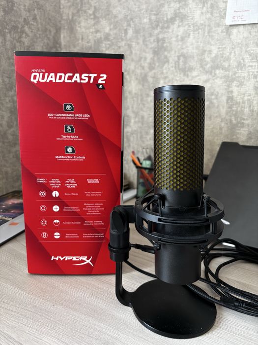 Микрофон HyperX QUADCAST 2s