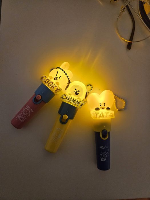 Kpop BTS BT21 breloc lightstick