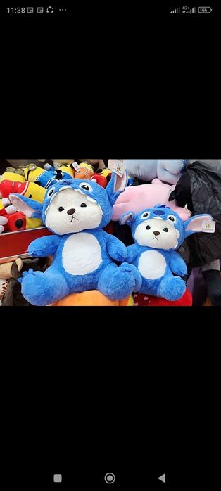 Teddy va yumshoq ôyinchoqlar arzon narxda