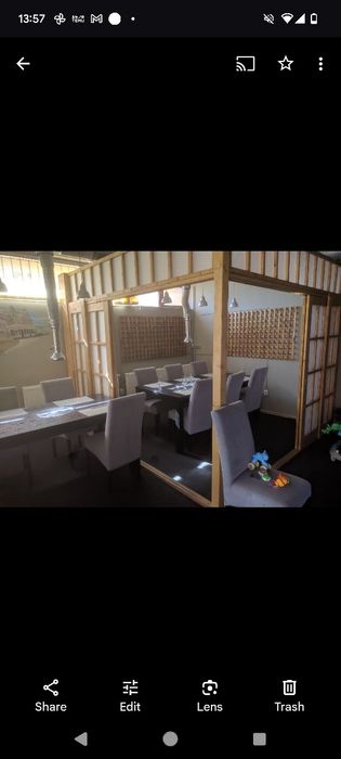 Mobilier restaurant cu specific coreean