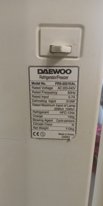 Холодильник Daewoo