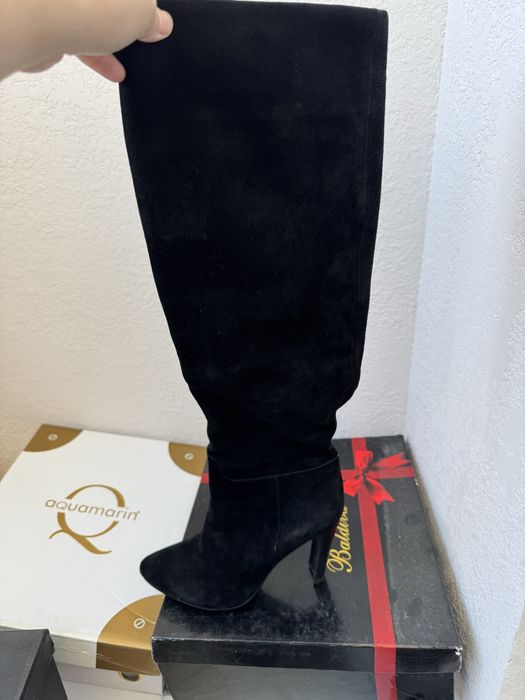 Сапожки натуральная замша