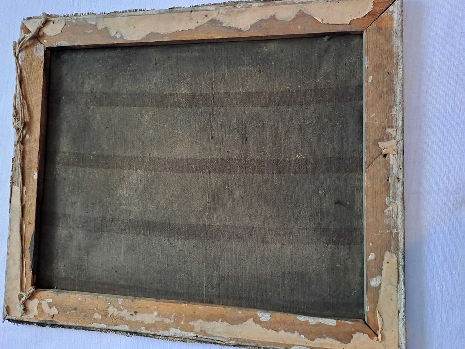 tablou pictura veche ulei pe panza reproducere Chardin 61/49 cm