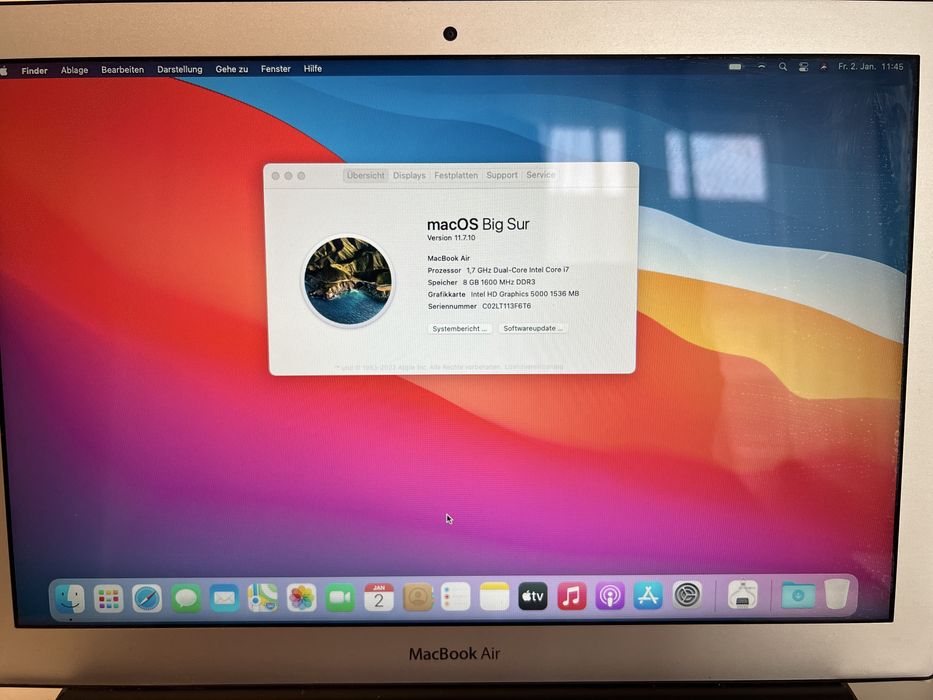 Vand Macbook Air 2013