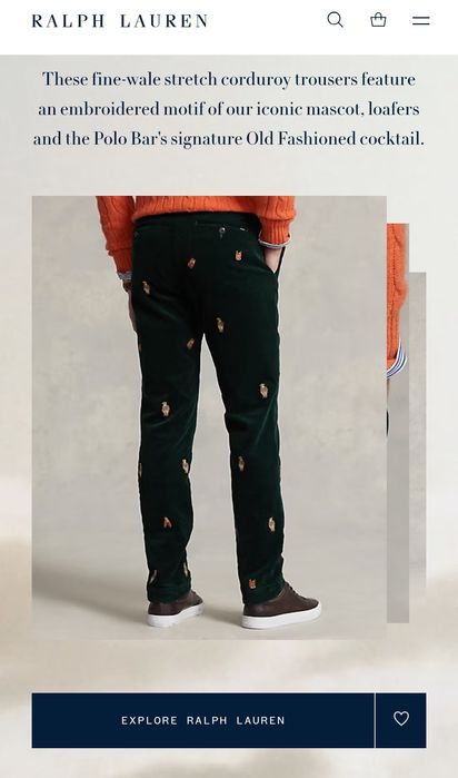 Pantaloni Polo  Ralph Lauren/ Noi/ Autentici