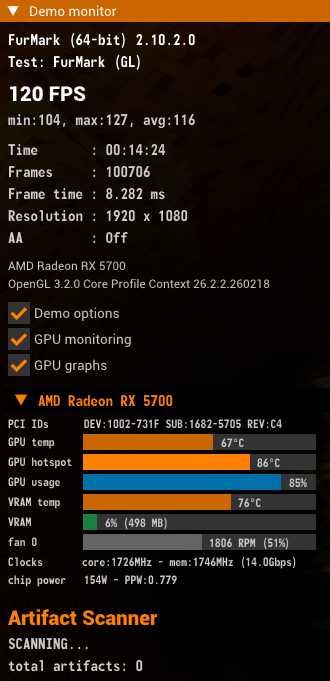 XFX THICC II AMD Radeon RX 5700 8GB GDDR6 placa video gaming