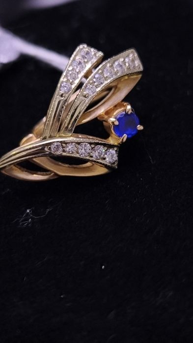 Серьги из красного золота