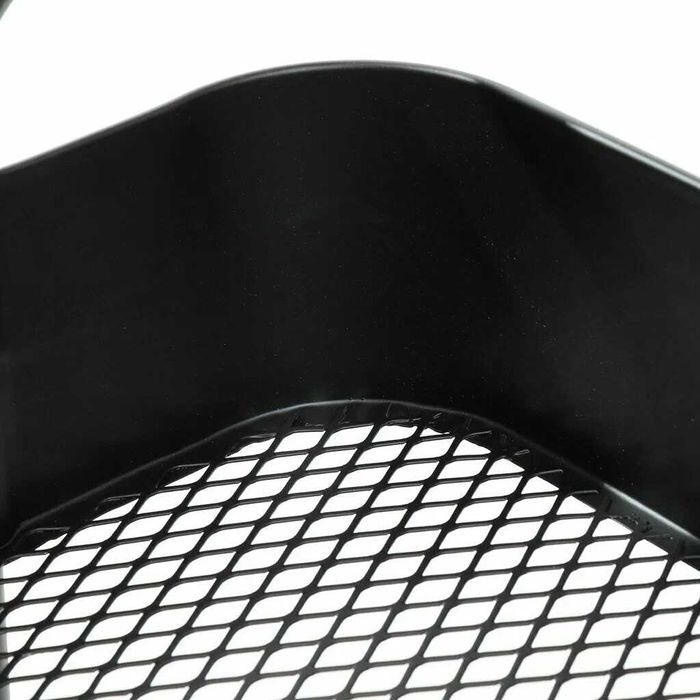 Этажерка на колесах 3-х ярусная черная, прочная и вместительная