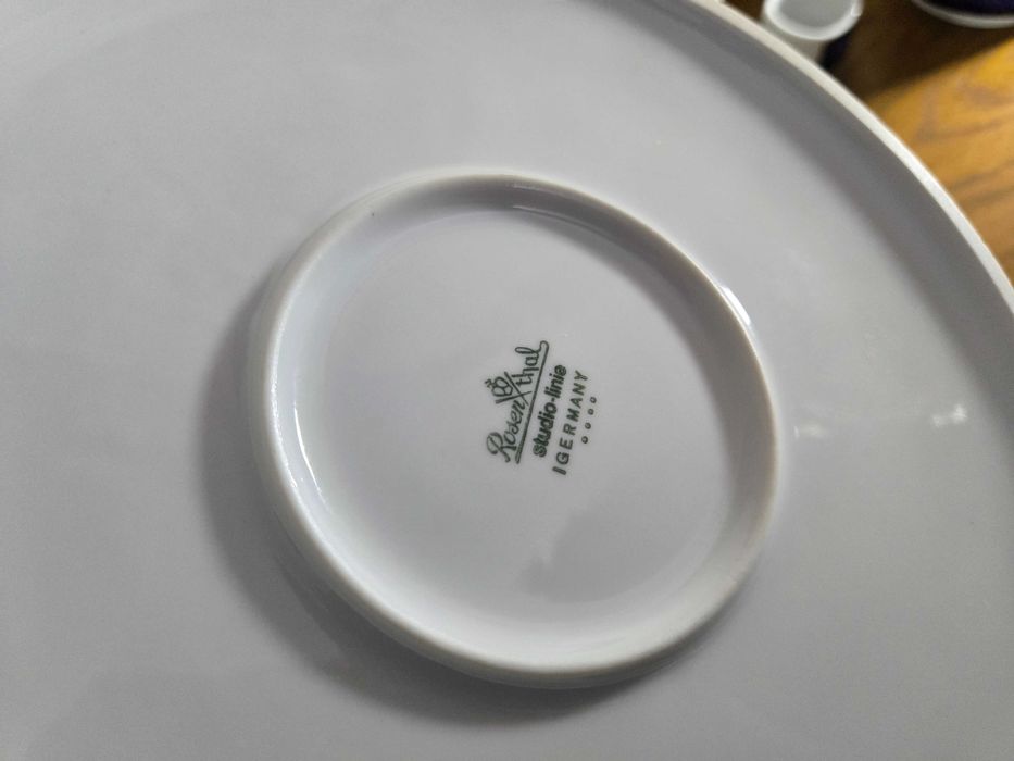 Serviciu Porțelan Vintage de Colecție - Rosenthal Studio-Linie, Design Geometric, 24 Piese
