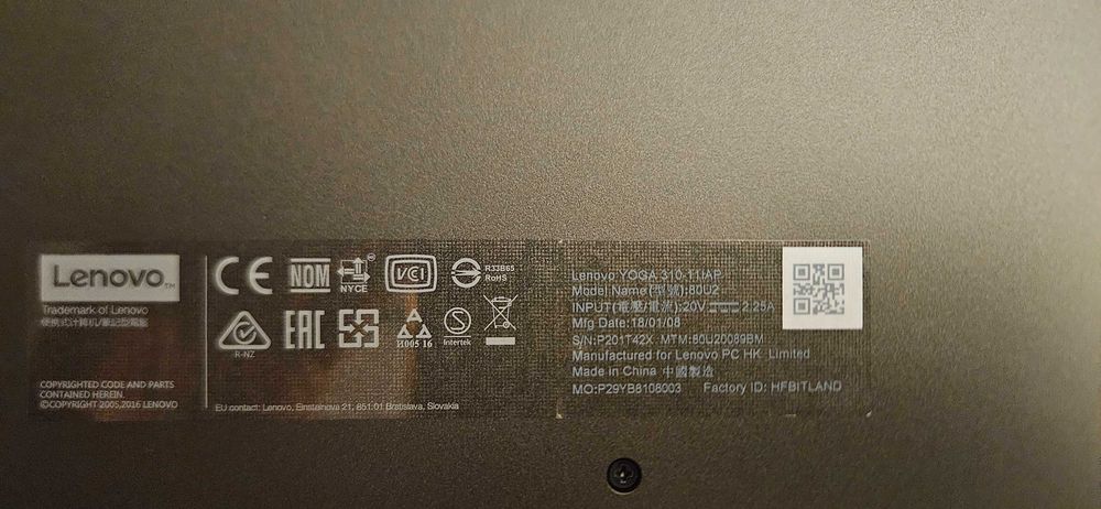 Лаптоп Lenovo Yoga 310