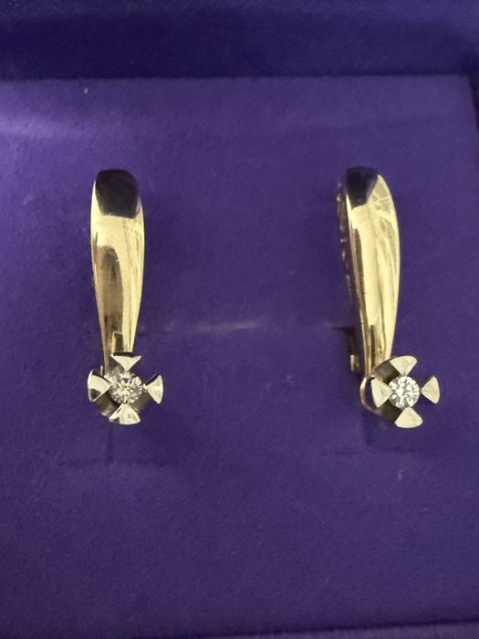 Бриллиантовые серьги