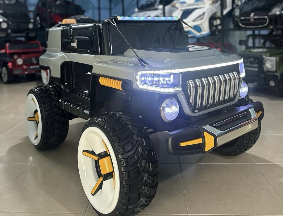 НОВИНКА! |Детская машина Джип дрифтить с блутузом| двухместный |