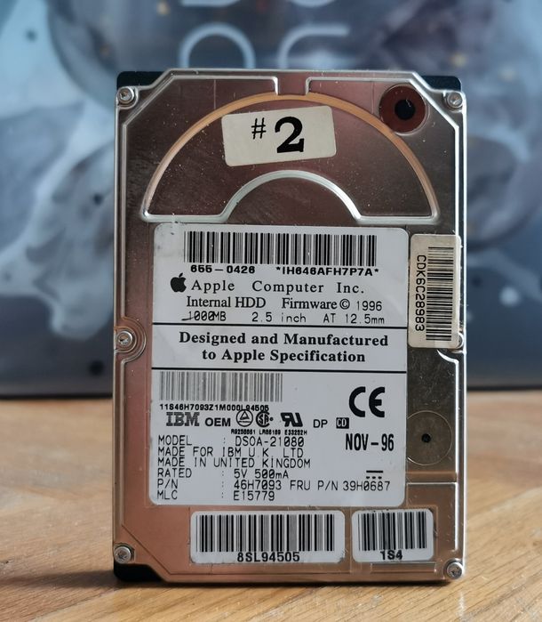 Apple IBM Vintage HDD