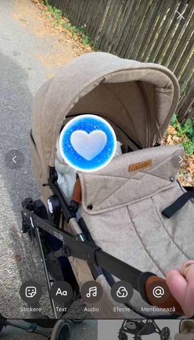 Vand cărucior Cocolle 3 în 1 Safari beige