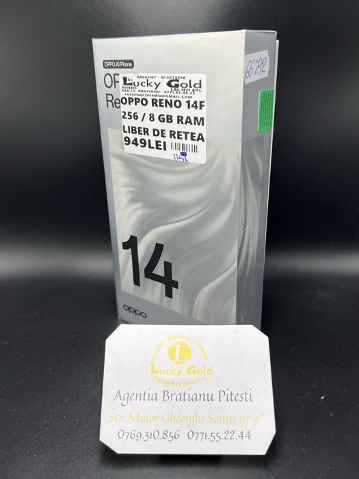 Oppo reno 14f 256/8 gb sigilat cod 23642