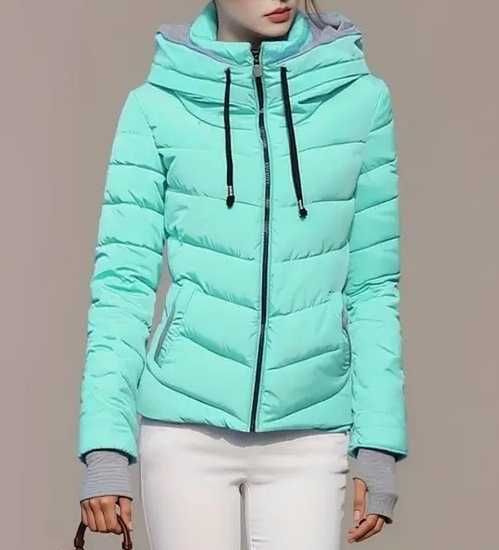 Ново тюркоазено дамско яке , небесно синьо дамско яке, размер L/XL