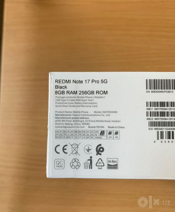 REDMI Note 17 pro (5g)