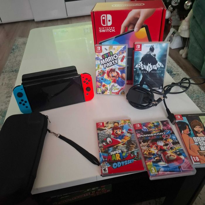 Nintendo switch Oled pachet complet