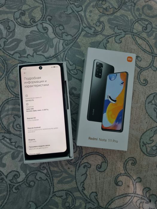 Redmi note 11 pro 8+8/128