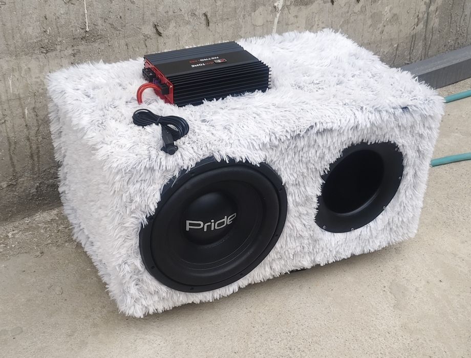 Сабвуфер Pride 1000/2000w с моноблокам новый