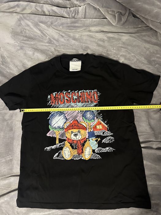 Moschino мъжка черна тениска