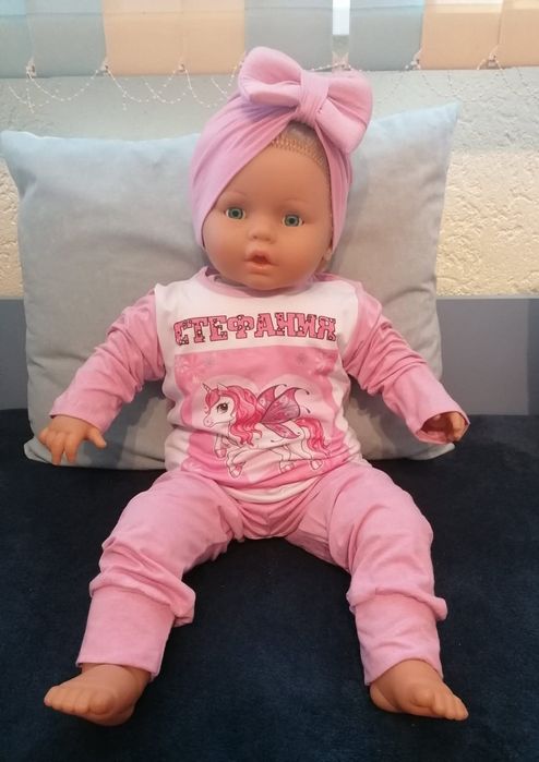 Детска пижама с картинка и име по ваш избор