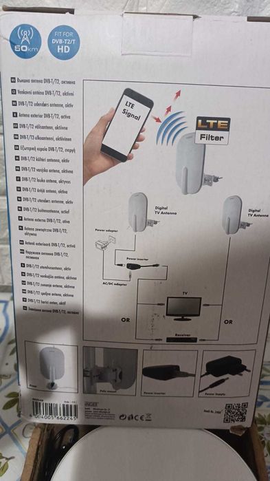 Antenă TV exterioară Schwaiger DTA4000 011 36dB