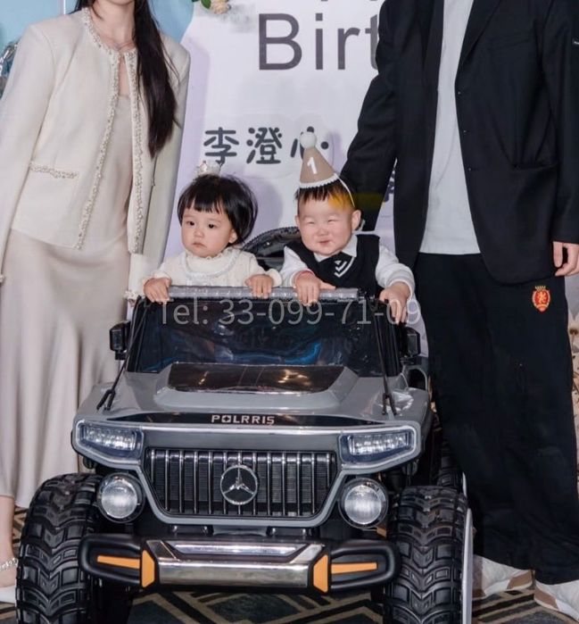 Детский Электромобиль Jeep Polaris 5388 для детей 2х местный до 100 кг