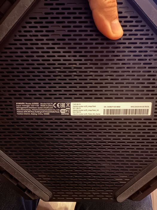 Router Xiaomi AX9000 wifi6