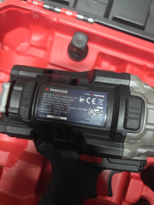 Cheie de impact fara acumulator PARKSIDE PERFORMANCE 20V PASSP