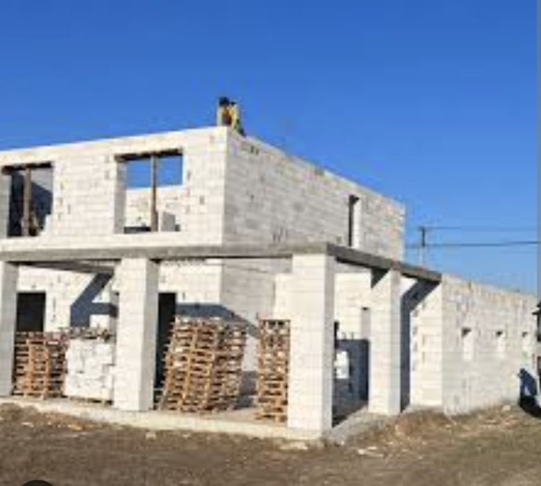 Кладка газоблоки