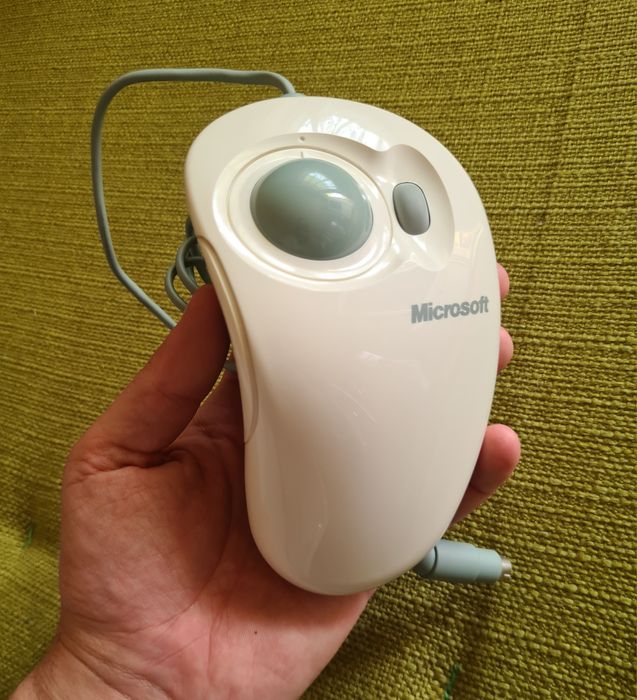 Mouse IntelliMouse TrackBall Microsoft Serial Ps2 Track Ball Vintage