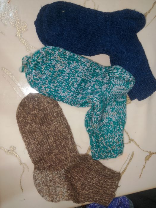 Шерстяные носки .