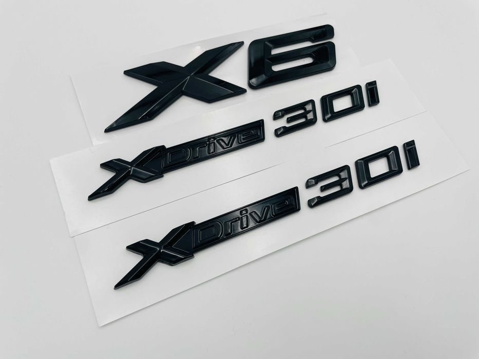 Set embleme compatibile BMW X6 x-drive 30i