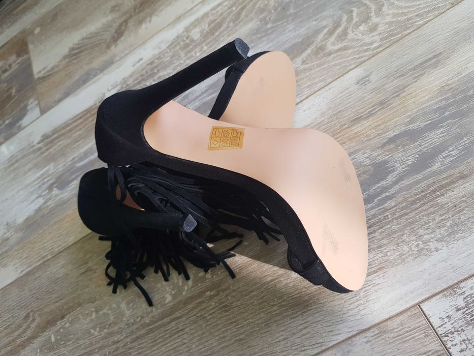 Дамски сандали с висок ток