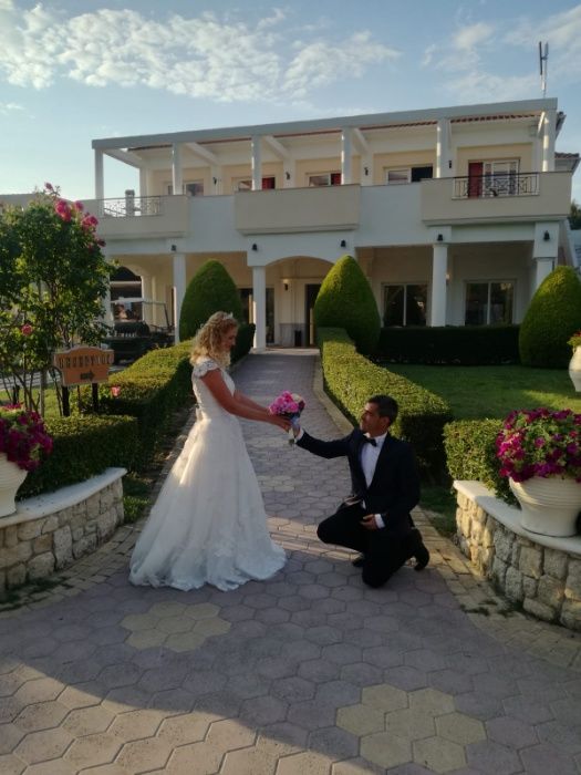 Rochie mireasa superba S-M