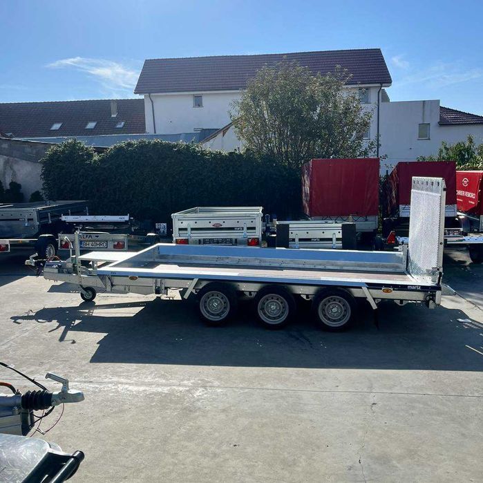 Remorca utilaje Martz Bau 400/3 trei axe 3500kg