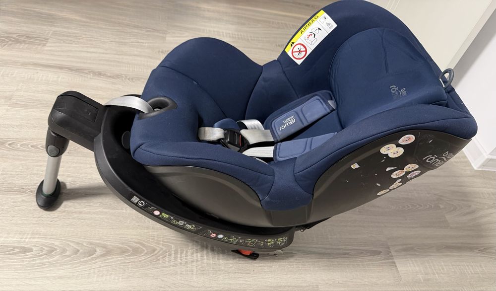Scaun auto ISOFIX Britax Romer DUALFIX2 R Moonlight Blue, 0-18 kg 360