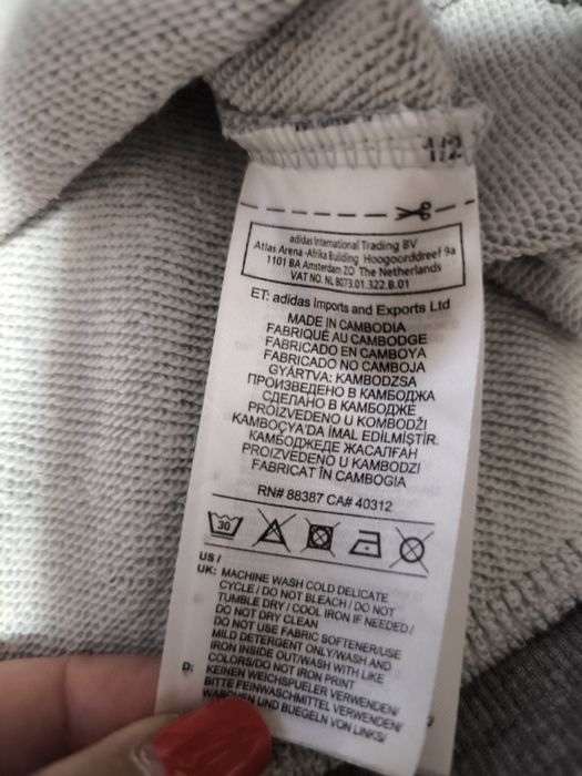 Hanorac copii Adidas 12-14