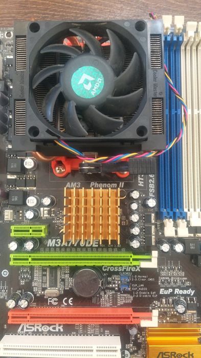 Placa  baza M3A770DE+AMD Phenom II X2 B59 dual core 3.4Ghz+Cooler