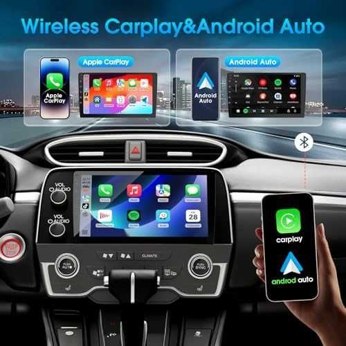 9" 2DIN радио CarPlay Android Auto Bluetooth DSP GPS HD задна камера