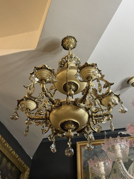 Candelabru din bronz masiv