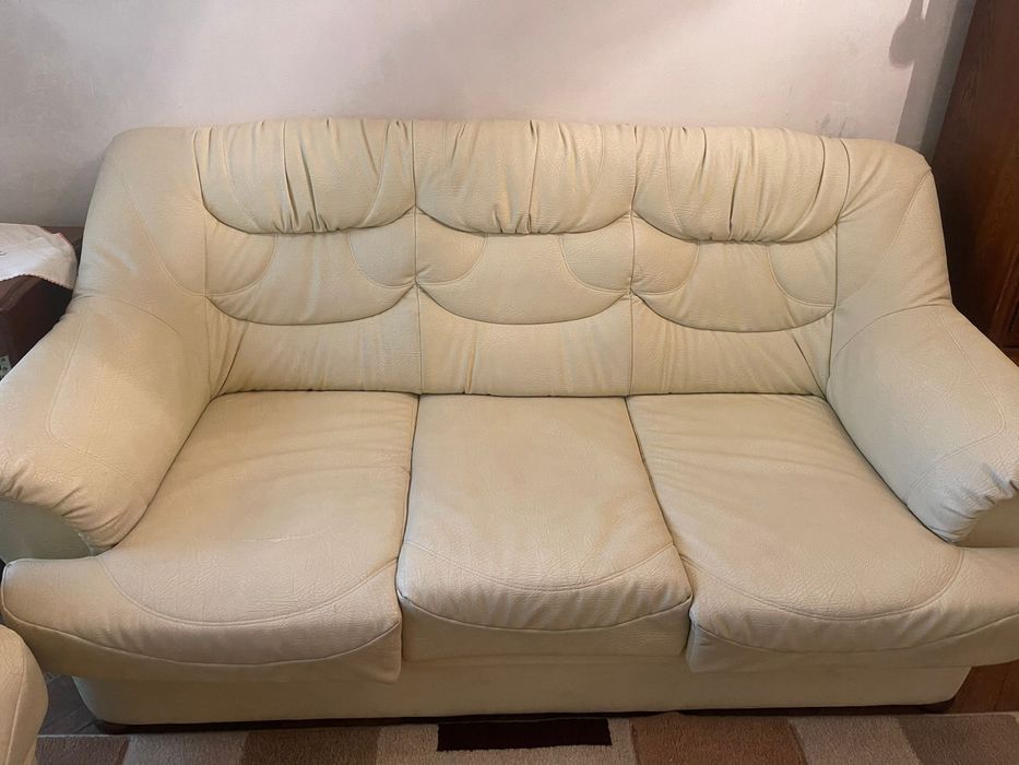 Canapea si fotolii din piele