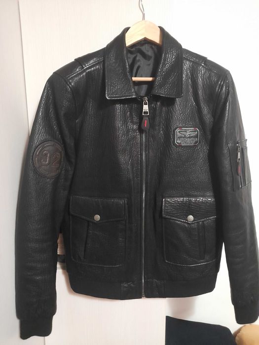 Geaca de piele aviator