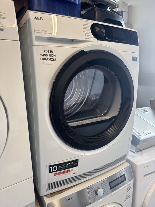 Uscător de rufe cu pompă de căldură AEG TR8AMZ68