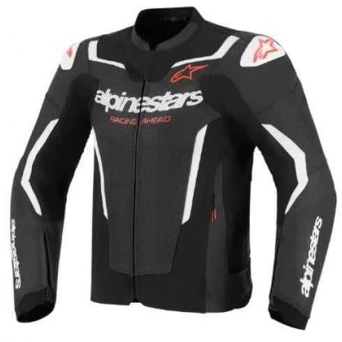 Кожено яке Alpinestars GP Force V2 Air red/flou и bk/wht