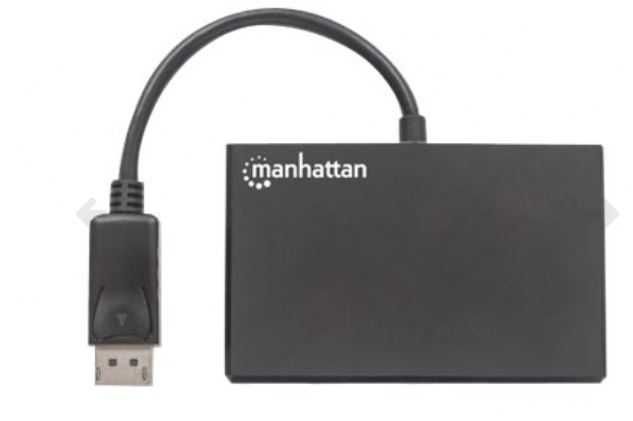 Splitter Multiplicator 1 la 4 x Display port, MANHATTAN