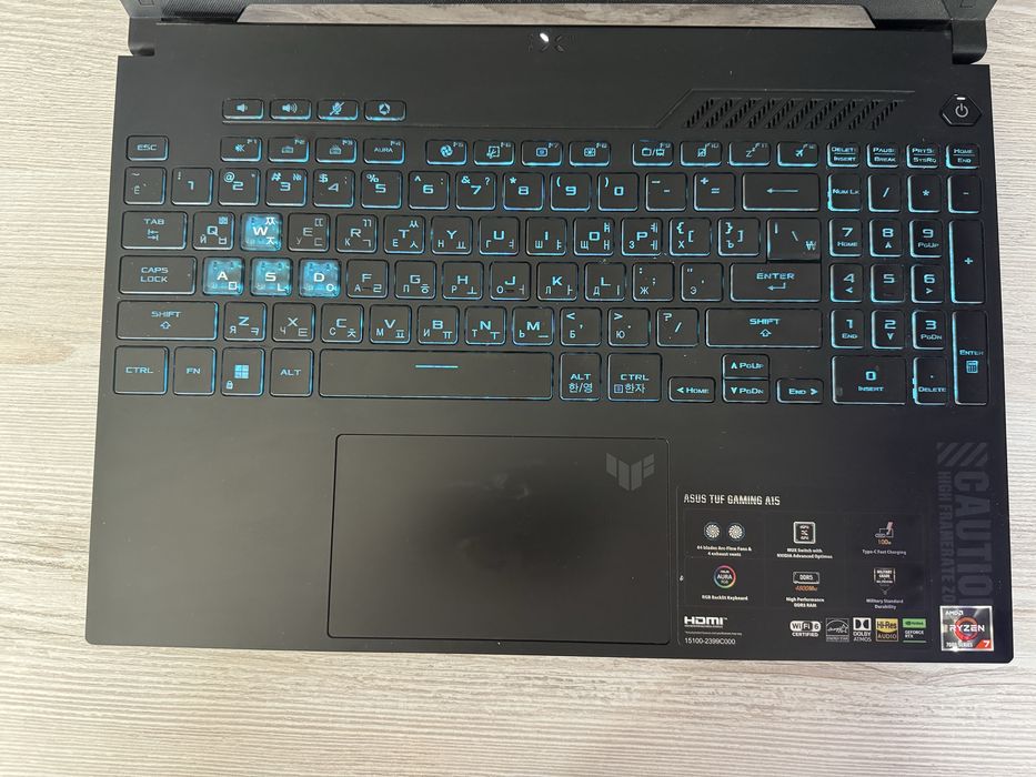 Notebook , Asus tuf gameng