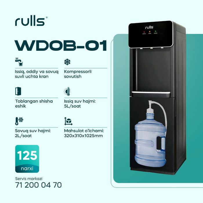 Dunyoda yagona suv kuller рассрочка есть 2026 new 24/7